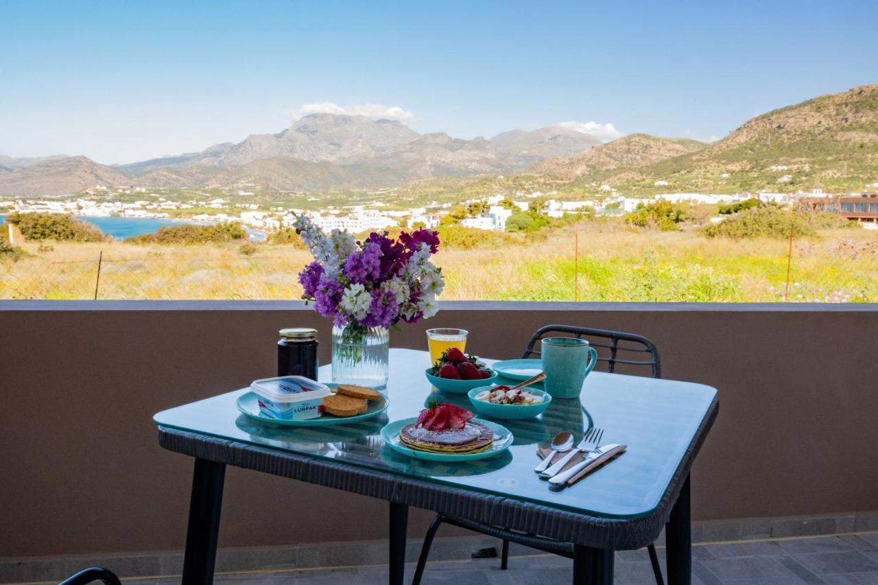 Studio Athena With Panoramic View Of Makrygialos Pilalímata Esterno foto