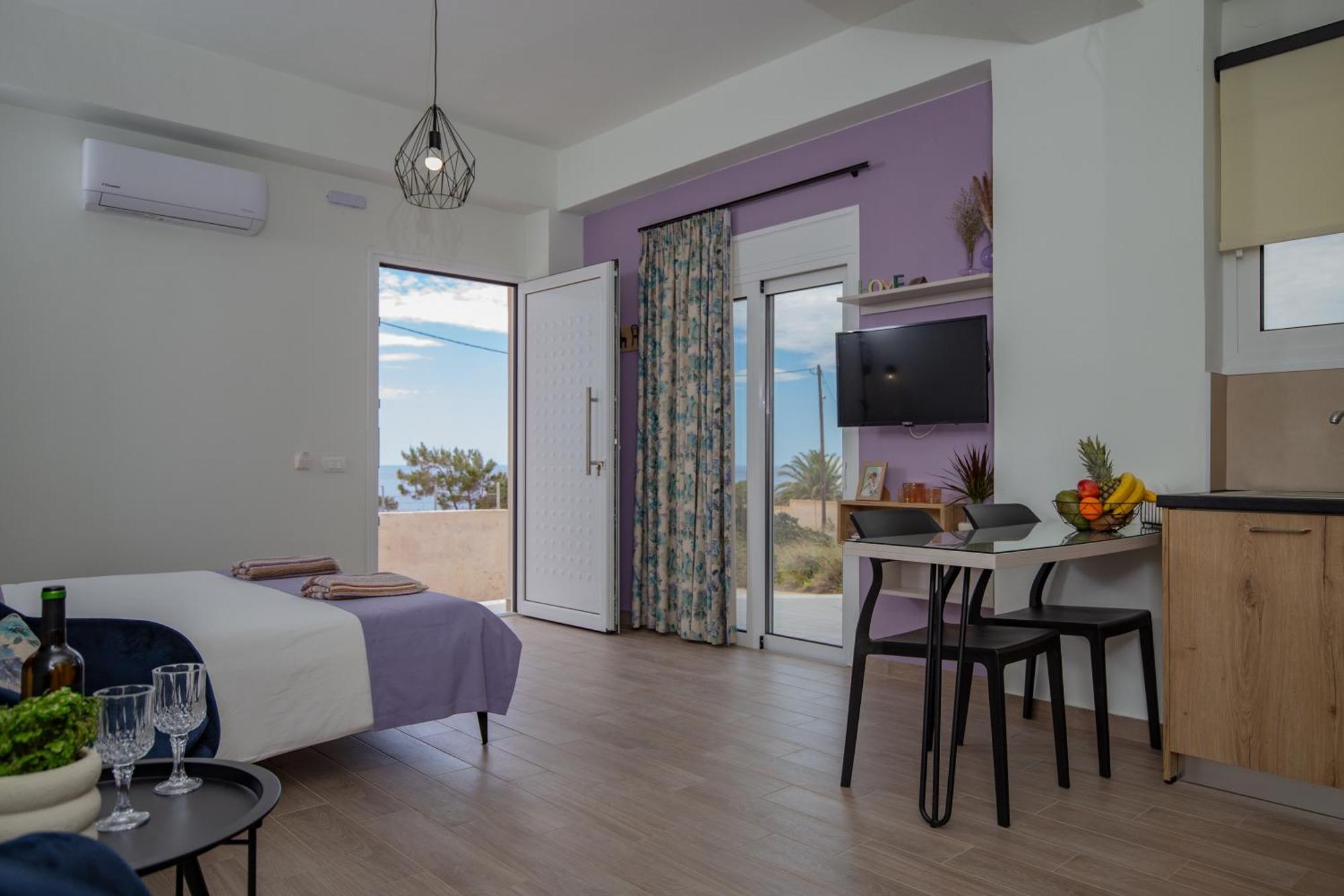 Studio Athena With Panoramic View Of Makrygialos Pilalímata Esterno foto