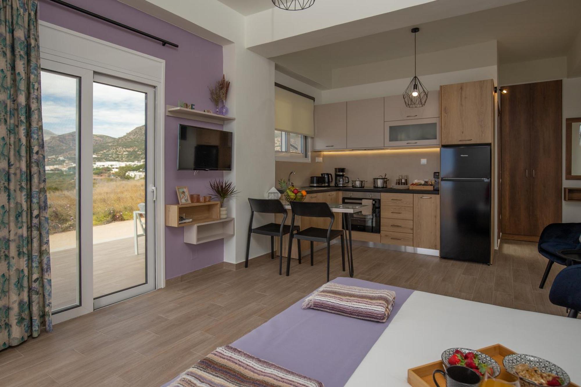 Studio Athena With Panoramic View Of Makrygialos Pilalímata Esterno foto